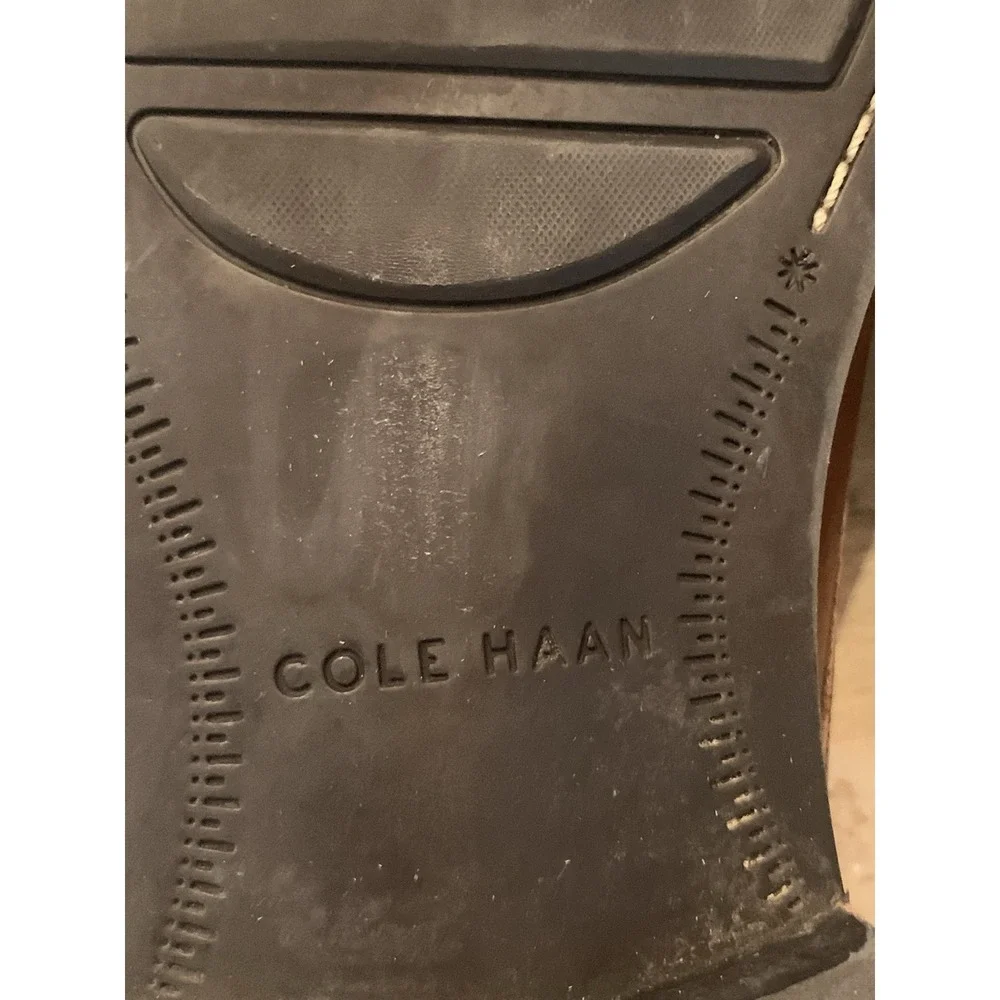 Cole Haan Lenox Hill C11632 Oxfords Men's 8.5 Brown Cap Toe Leather‎ Dress Shoes